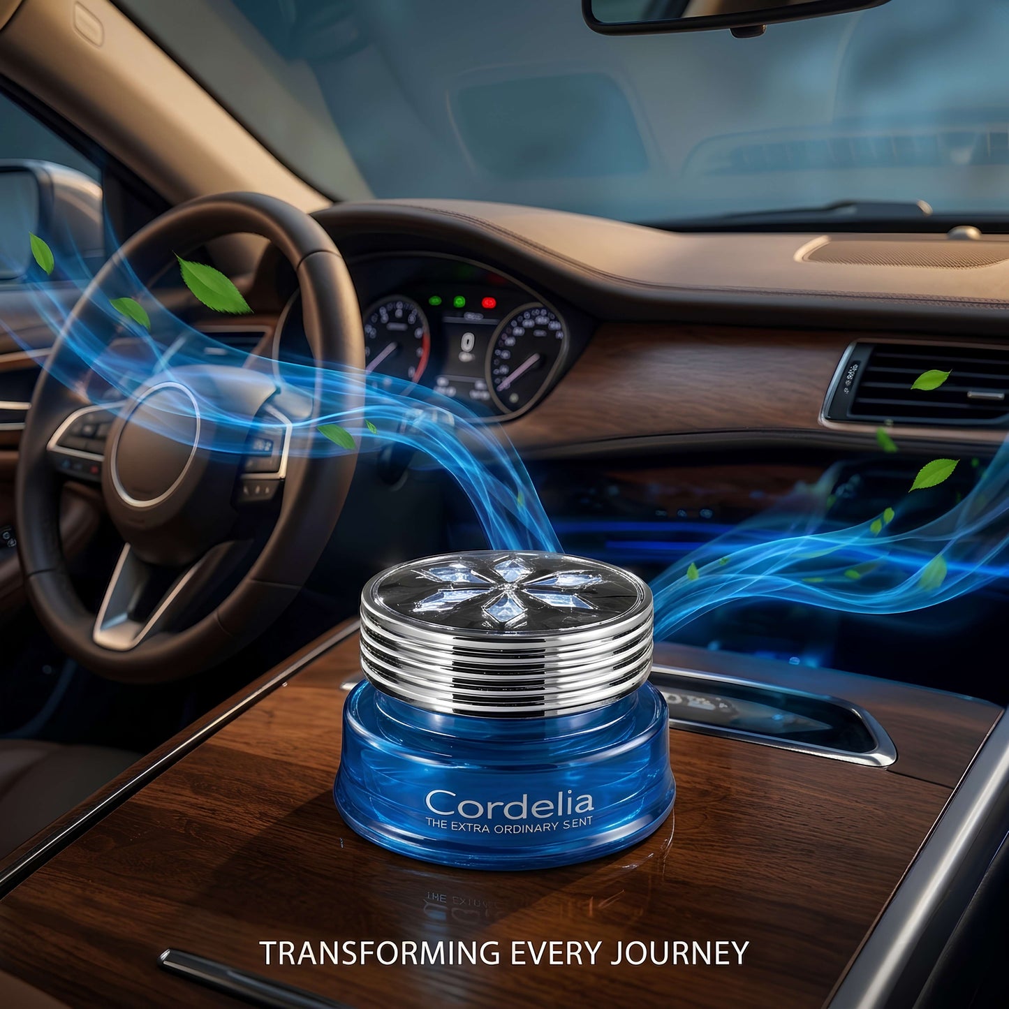 Eriva Premium Gel Car Perfume 80g | Long-Lasting Car Air Freshener | Dashboard Gel Air Freshener | Odour Eliminator for Cars | Luxury Car Fragrance for All Cars