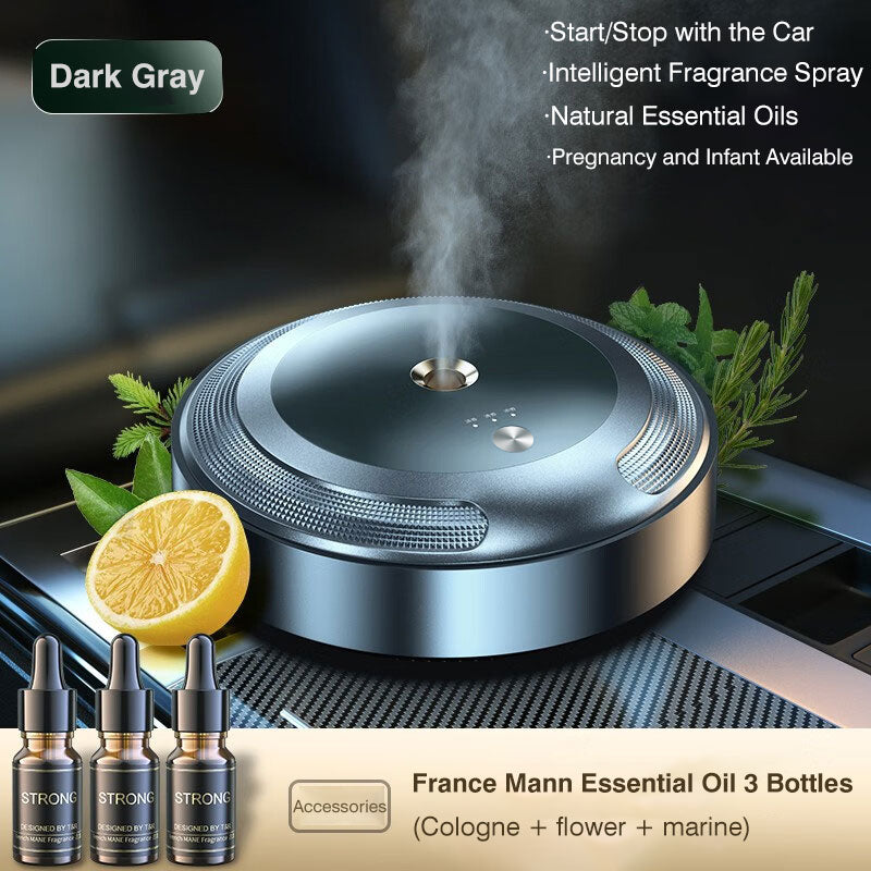 Eriva Smart Luxury Car Air Freshener Electric & USB-Powered Interior Accessory Smart Oil Diffuser & Fragrant Car Aroma Spray